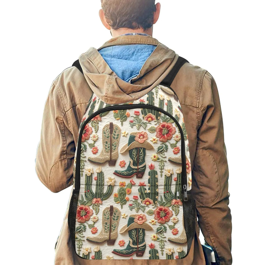 Floral Boots Cactus Backpack Baha Ranch Western Wear
