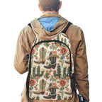 Floral Boots Cactus Backpack Baha Ranch Western Wear