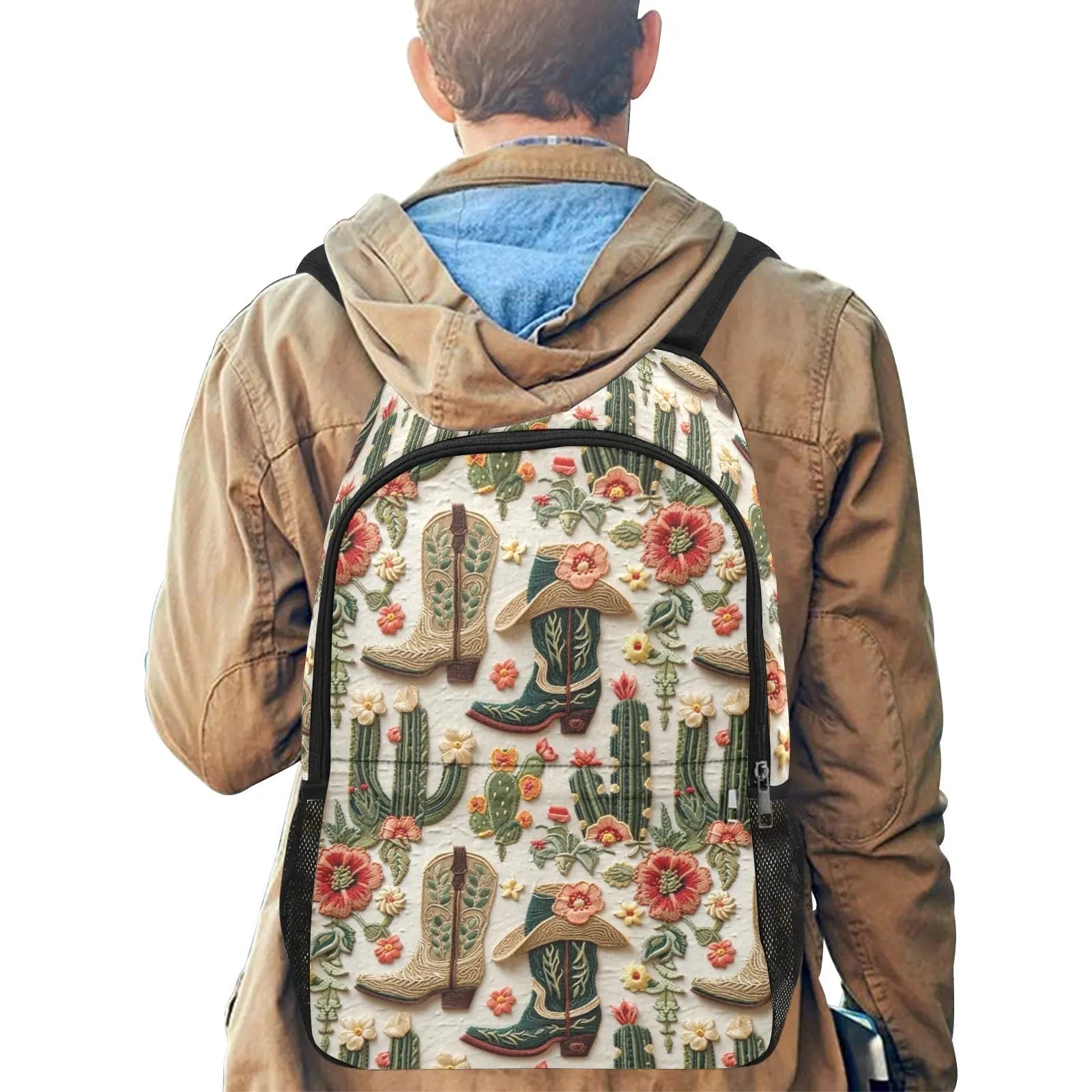 Floral Boots Cactus Backpack Baha Ranch Western Wear