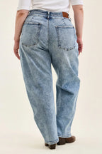 Judy Blue Full Size High Waist Marlow Arc Leg Jeans with Double Waistband Plus Size