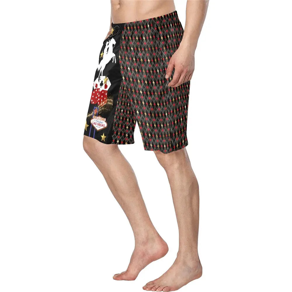 Rodeo Vegas Men's Western Swim Trunks Shorts Baha Ranch Western Wear