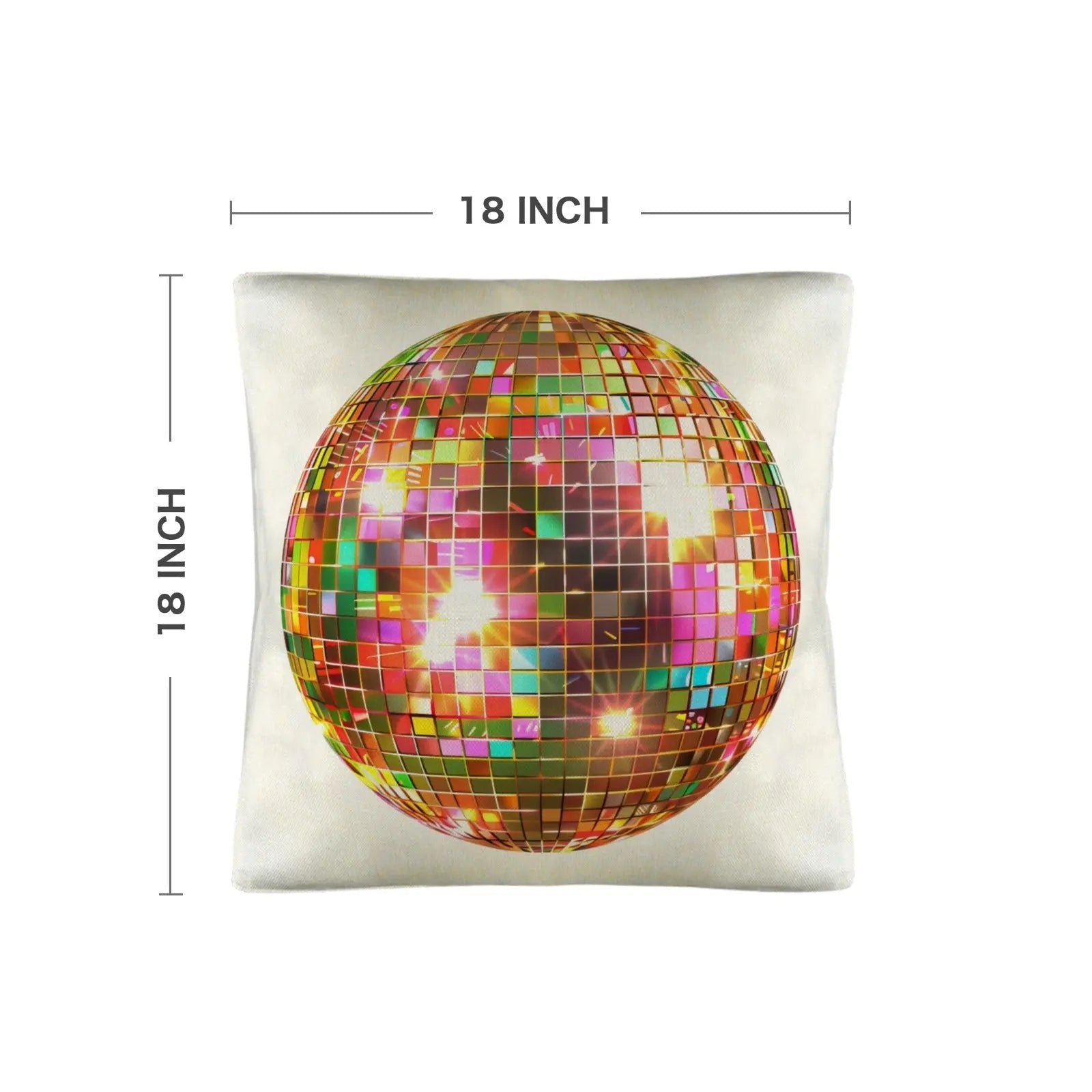 Disco Ball Pillow Case Made in America Baha Ranch Western Wear