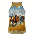 Baha Ranch Wild Horses Tank Top Baha Ranch Western Wear