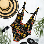 Baha Ranch Yeehaw All Cowboy One Piece Swim Suit Baha Ranch Western Wear