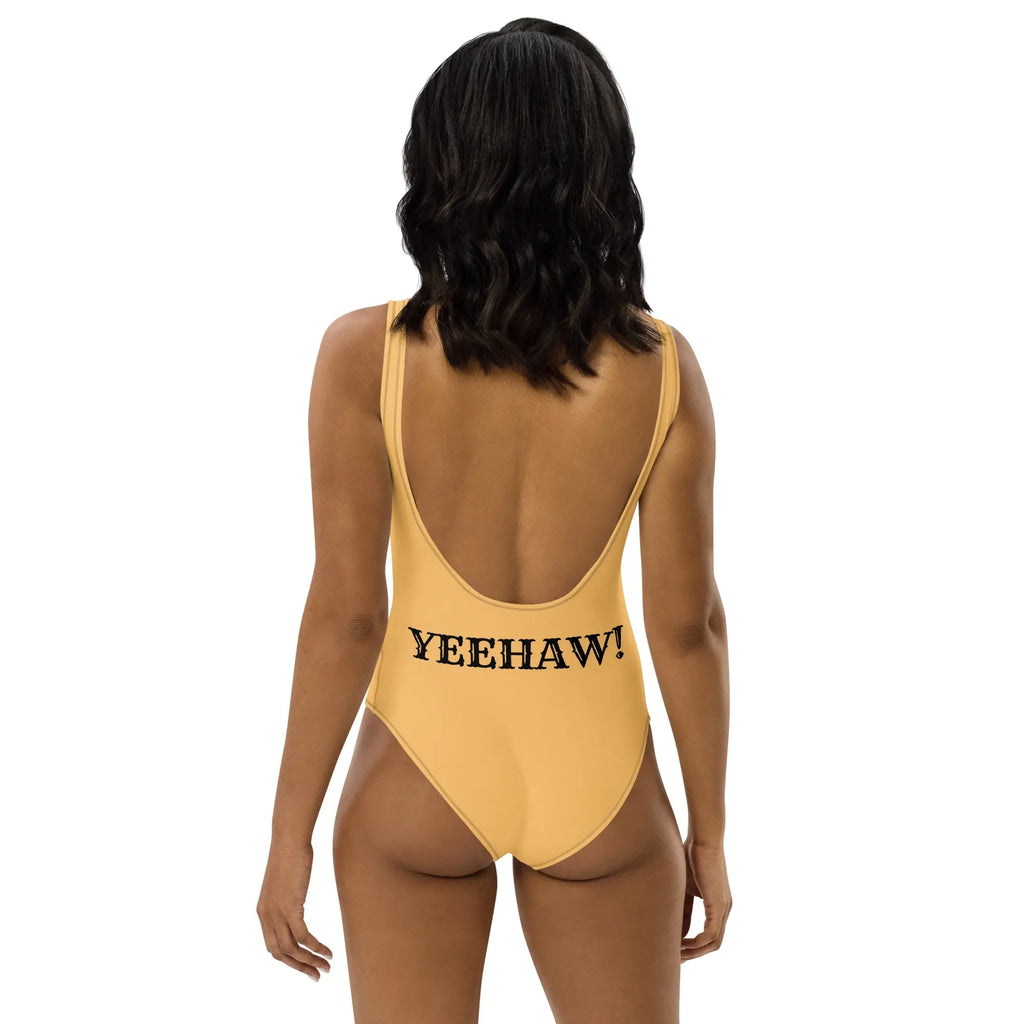 Baha Ranch Yeehaw Let's Be Cowgirls One Piece Swim Suit Baha Ranch Western Wear