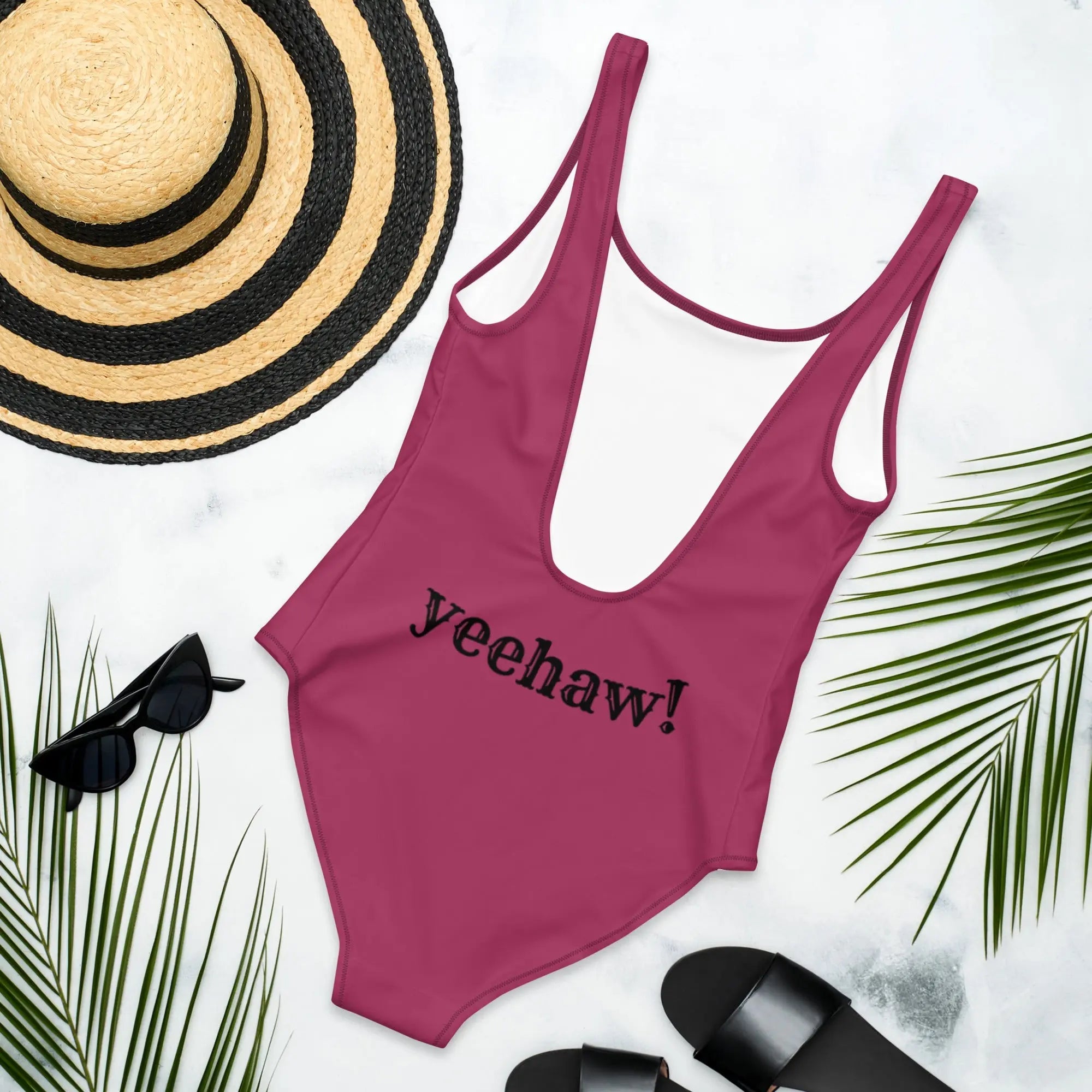Baha Ranch Yeehaw Ride Cowboy Ride One-Piece Swimsuit Baha Ranch Western Wear