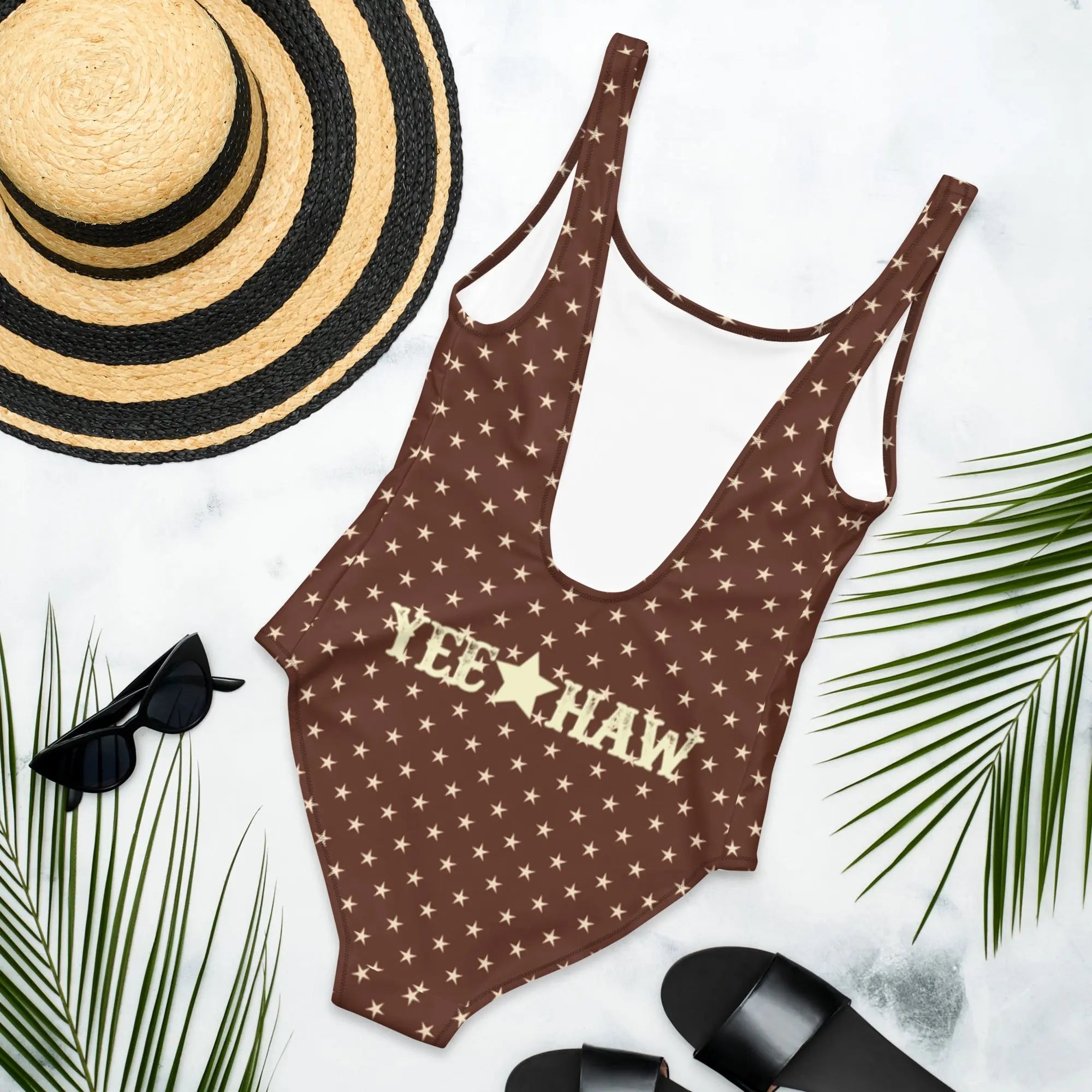 Baha Ranch Yeehaw Rodeo Stars One-Piece Swim Suit Baha Ranch Western Wear
