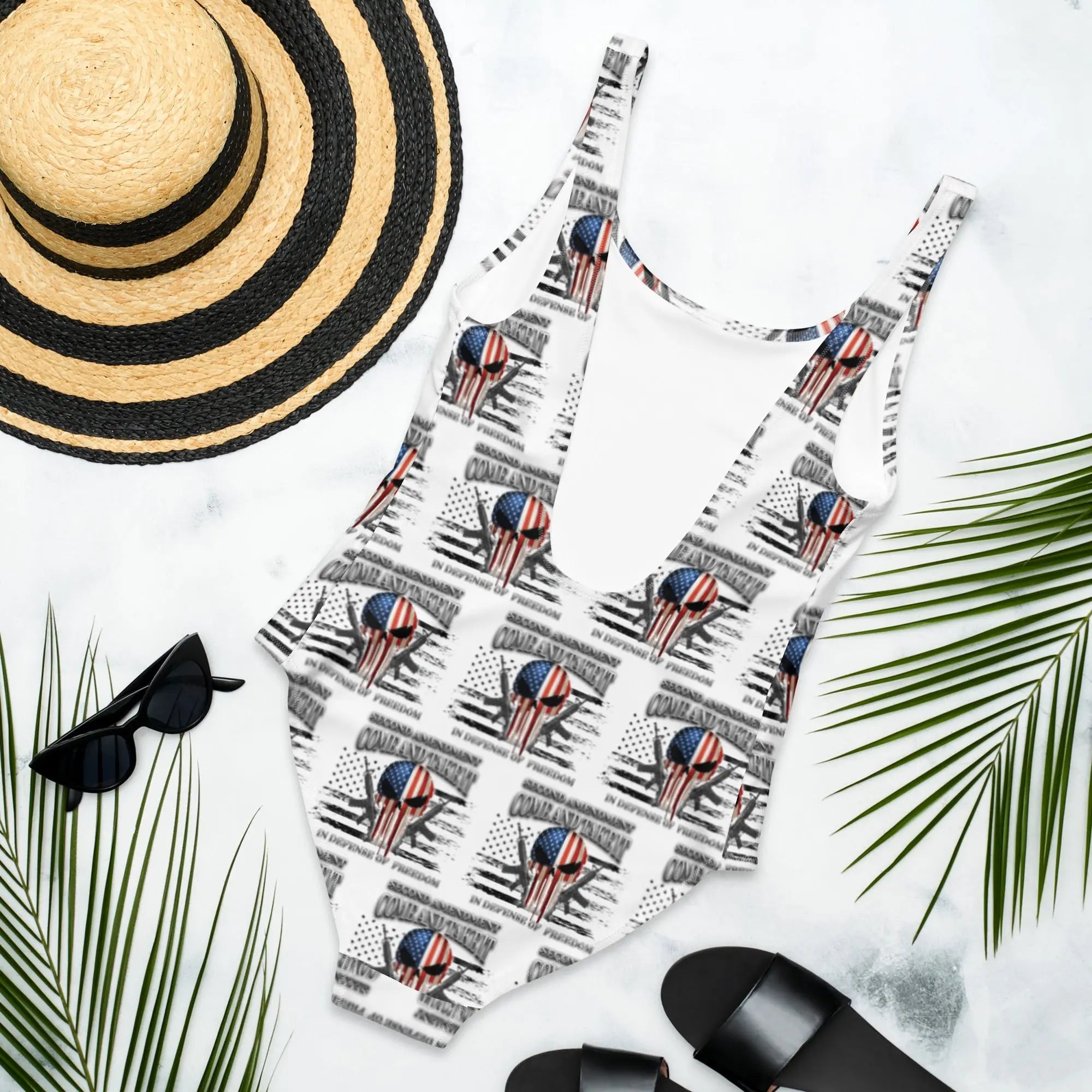 Baha Ranch Yeehaw Come & Take It One-Piece Swimsuit Baha Ranch Western Wear