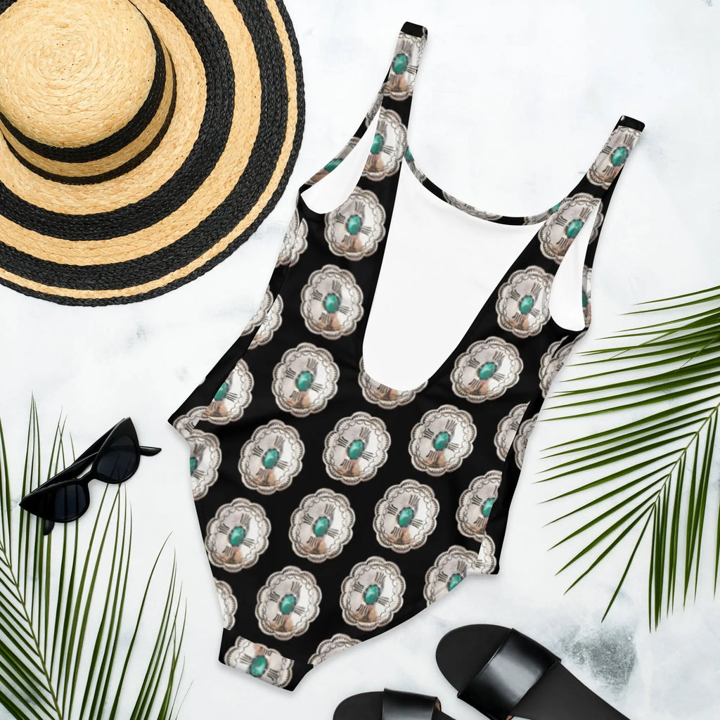 Baha Ranch Yeehaw Concho Crazy One-Piece Swimsuit Baha Ranch Western Wear