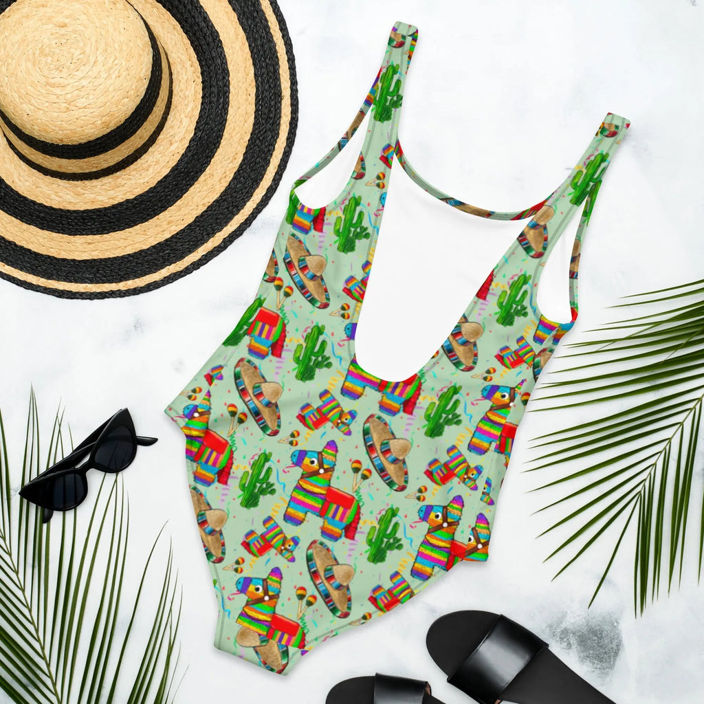 Baha Ranch Yeehaw Cinco De Mayo One-Piece Swimsuit Baha Ranch Western Wear