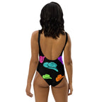 Ready to Ship All Neon Hat One Piece Swimsuit size 2XL Baha Ranch Western Wear