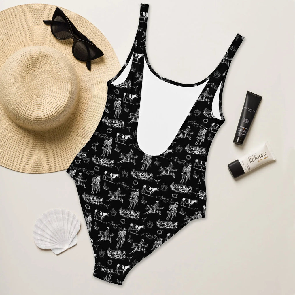 Baha Ranch Yeehaw Ranch Way One-Piece Swimsuit Baha Ranch Western Wear