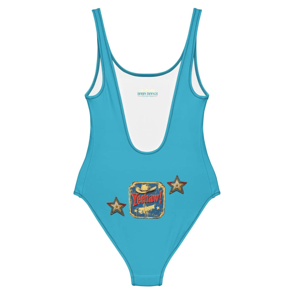 Baha Ranch Yeehaw Vintage Cowgirl One-Piece Swimsuit Baha Ranch Western Wear