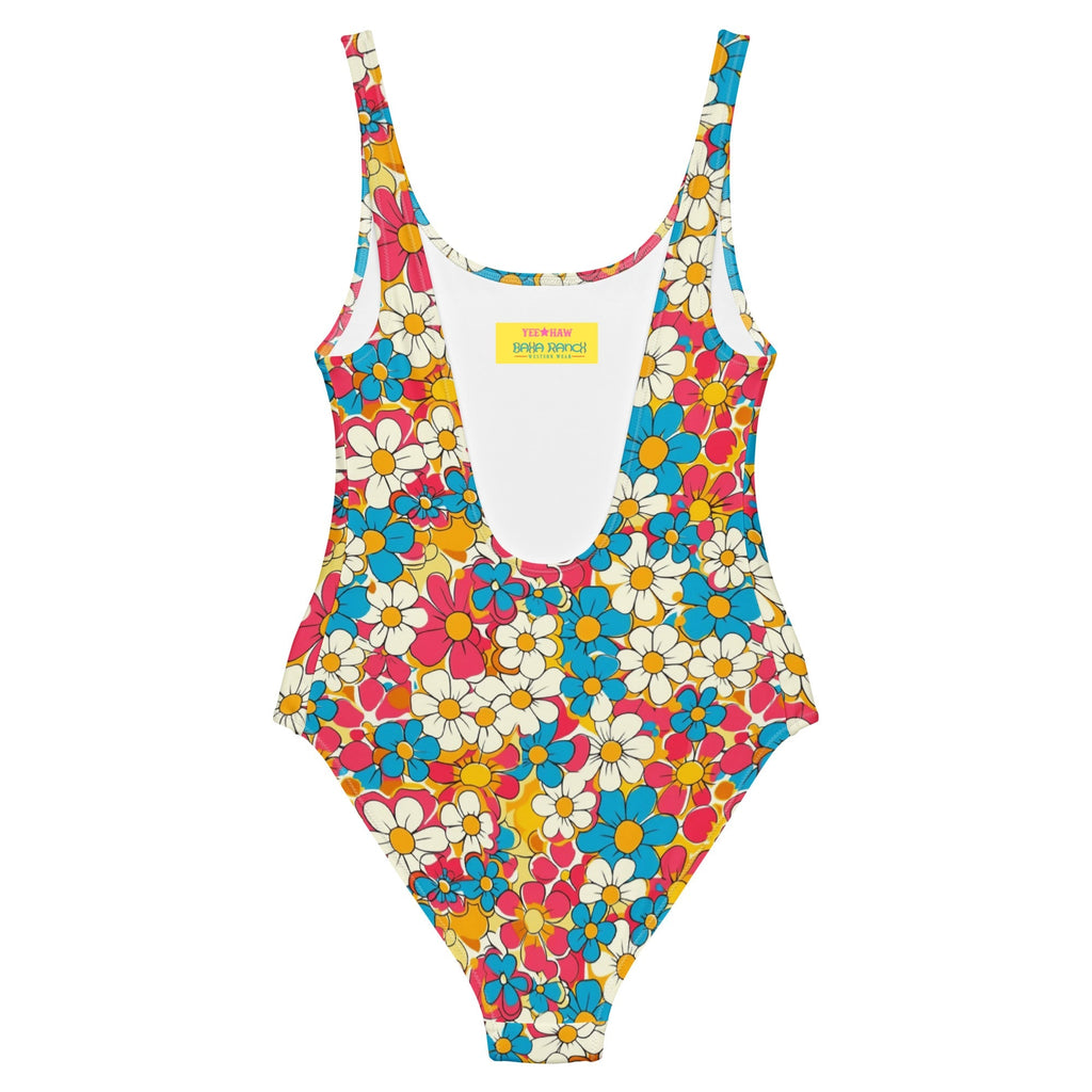 Baha Ranch Yeehaw Flower Child One-Piece Swimsuit Baha Ranch Western Wear