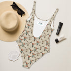 Baha Ranch Yeehaw Bullhead Skulls One-Piece Swimsuit Baha Ranch Western Wear
