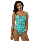 Baha Ranch Yeehaw Turquoise Horseshoe One-Piece Swimsuit Baha Ranch Western Wear