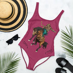 Baha Ranch Yeehaw Ride Cowboy Ride One-Piece Swimsuit Baha Ranch Western Wear