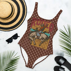 Baha Ranch Yeehaw Rodeo Stars One-Piece Swim Suit Baha Ranch Western Wear