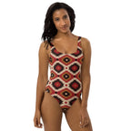 Baha Ranch Yeehaw Rust Aztec One-Piece Swimsuit Baha Ranch Western Wear