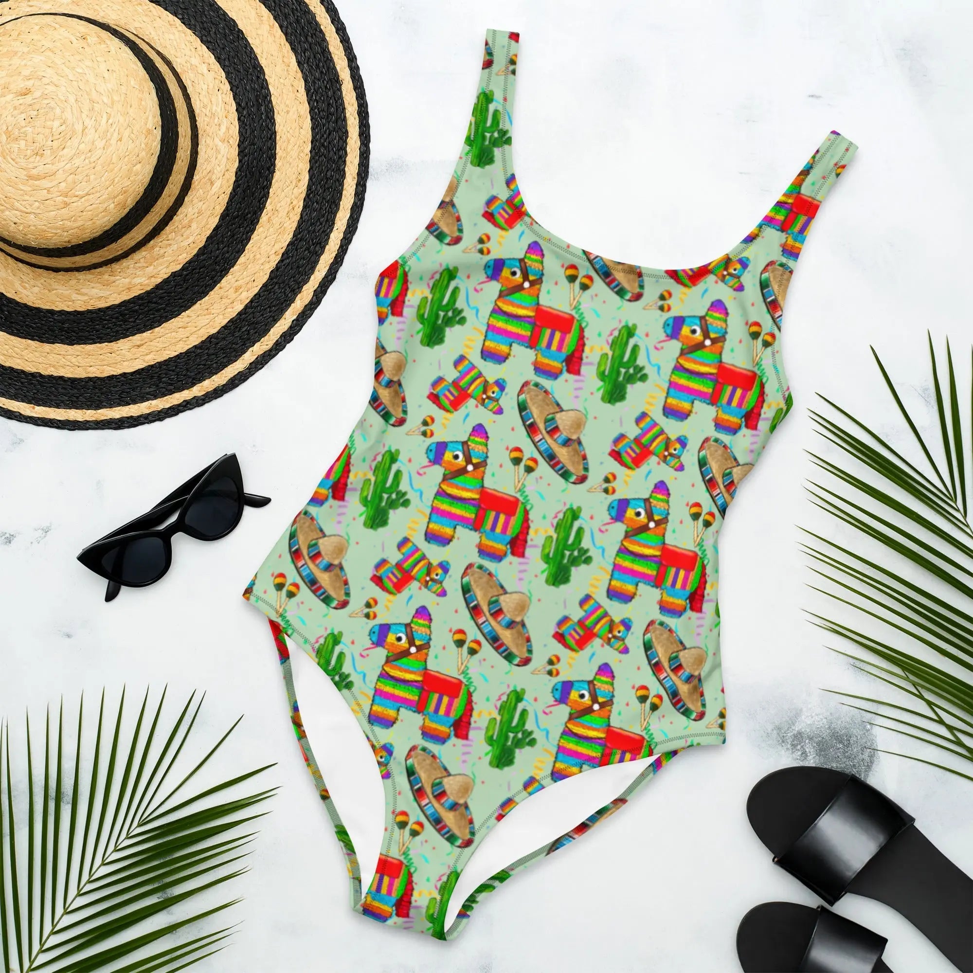 Baha Ranch Yeehaw Cinco De Mayo One-Piece Swimsuit Baha Ranch Western Wear