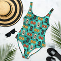 Baha Ranch Yeehaw Turquoise Aztec One-Piece Swimsuit Baha Ranch Western Wear