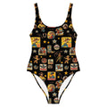 Baha Ranch Yeehaw Vintage Cowgirl Collage One-Piece Swimsuit Baha Ranch Western Wear