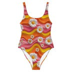 Baha Ranch Yeehaw Groovy Floral One-Piece Swimsuit Baha Ranch Western Wear