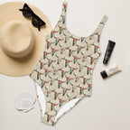 Baha Ranch Yeehaw Bullhead Skulls One-Piece Swimsuit Baha Ranch Western Wear