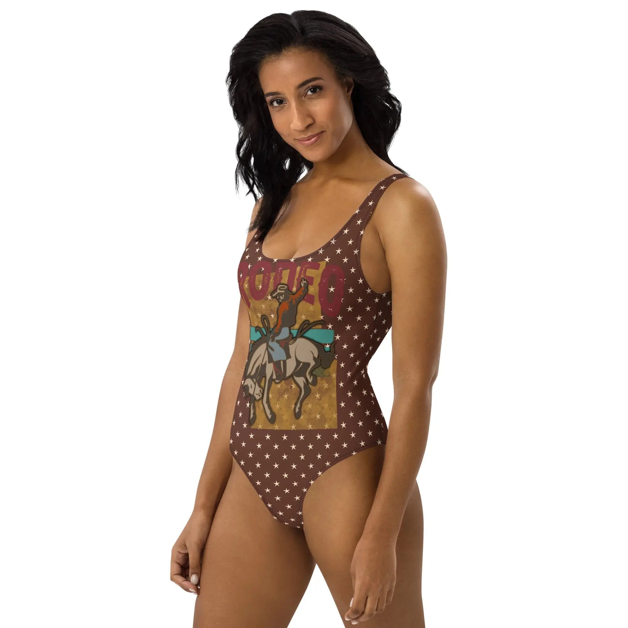 Baha Ranch Yeehaw Rodeo Stars One-Piece Swim Suit Baha Ranch Western Wear