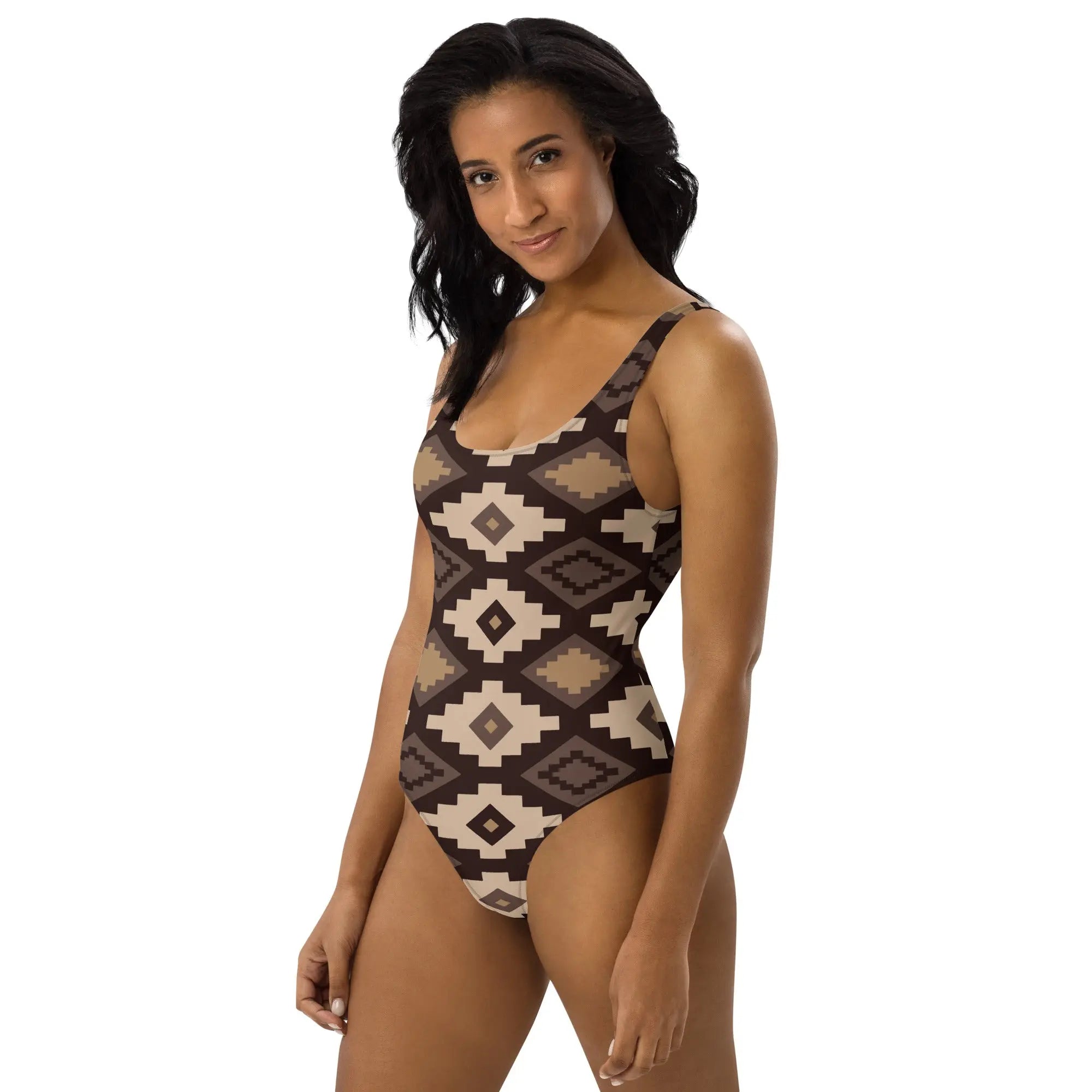 Baha Ranch Yeehaw Southwestern Earth One-Piece Swimsuit Baha Ranch Western Wear