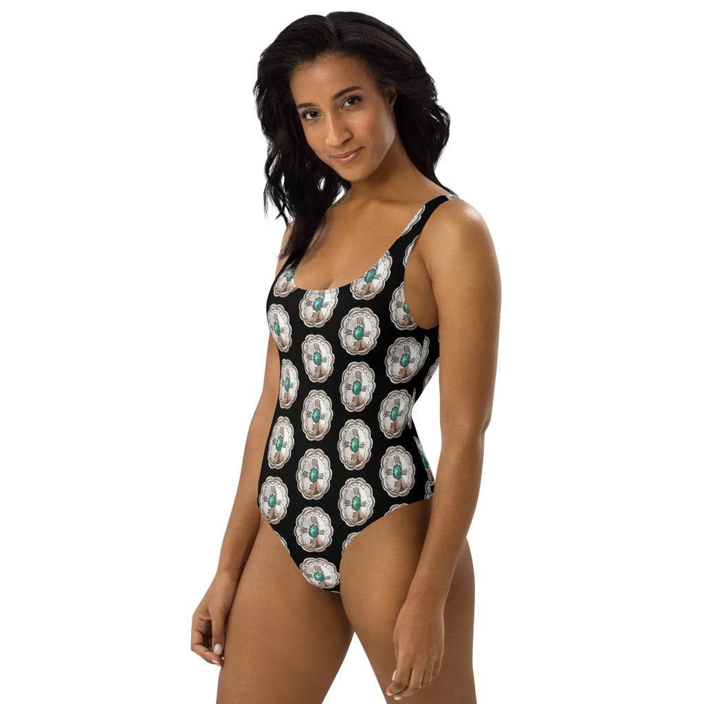 Baha Ranch Yeehaw Concho Crazy One-Piece Swimsuit Baha Ranch Western Wear
