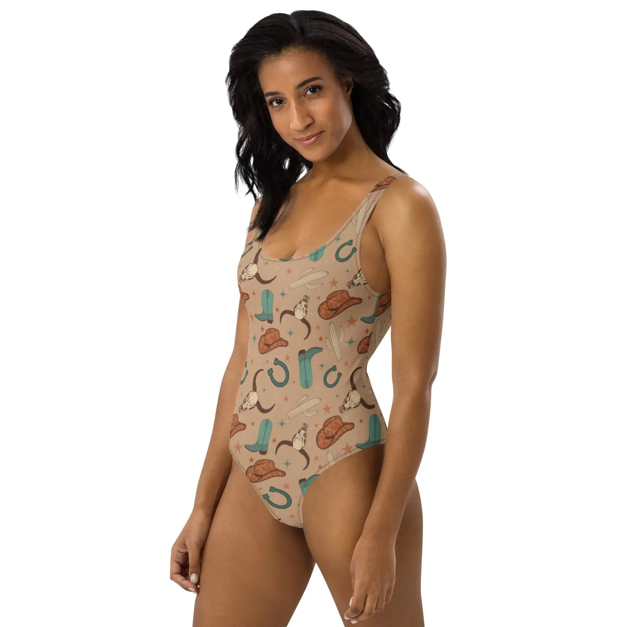 Baha Ranch Yeehaw All Western One-Piece Swimsuit Baha Ranch Western Wear