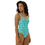 Baha Ranch Yeehaw Turquoise Horseshoe One-Piece Swimsuit Baha Ranch Western Wear