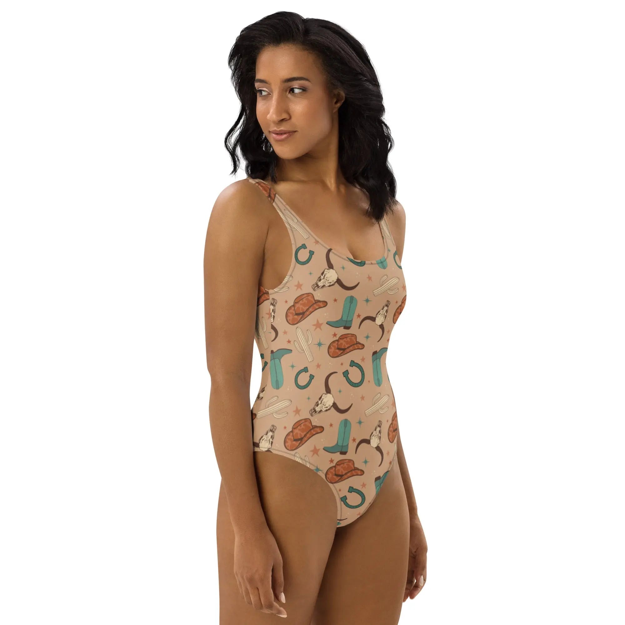 Baha Ranch Yeehaw All Western One-Piece Swimsuit Baha Ranch Western Wear