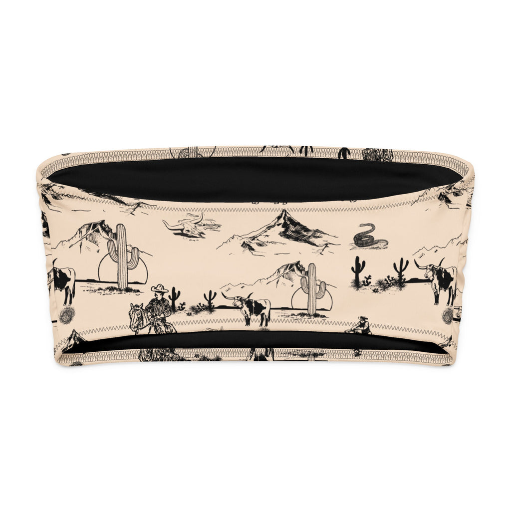 YEEHAW Cowboy Ranch Recycled bandeau bikini top Baha Ranch Western Wear