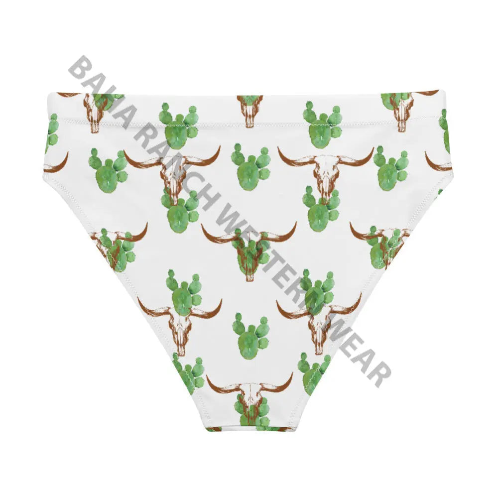 Yeehaw Cactus Bullhead Bikini Bottom Baha Ranch Western Wear