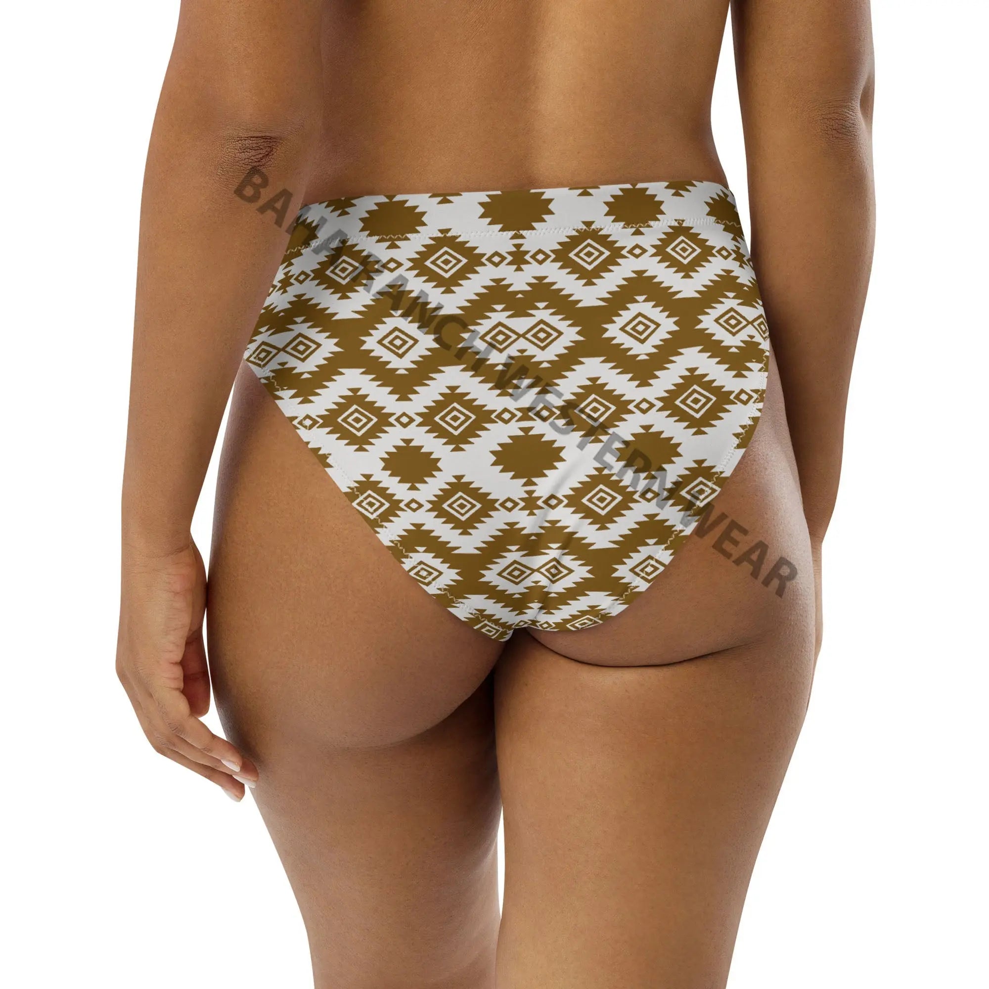 Baha Ranch Yeehaw Brown Aztec Bikini Bottom Baha Ranch Western Wear