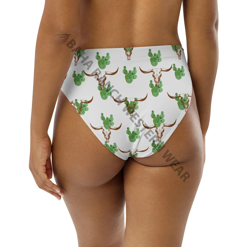 Yeehaw Cactus Bullhead Bikini Bottom Baha Ranch Western Wear