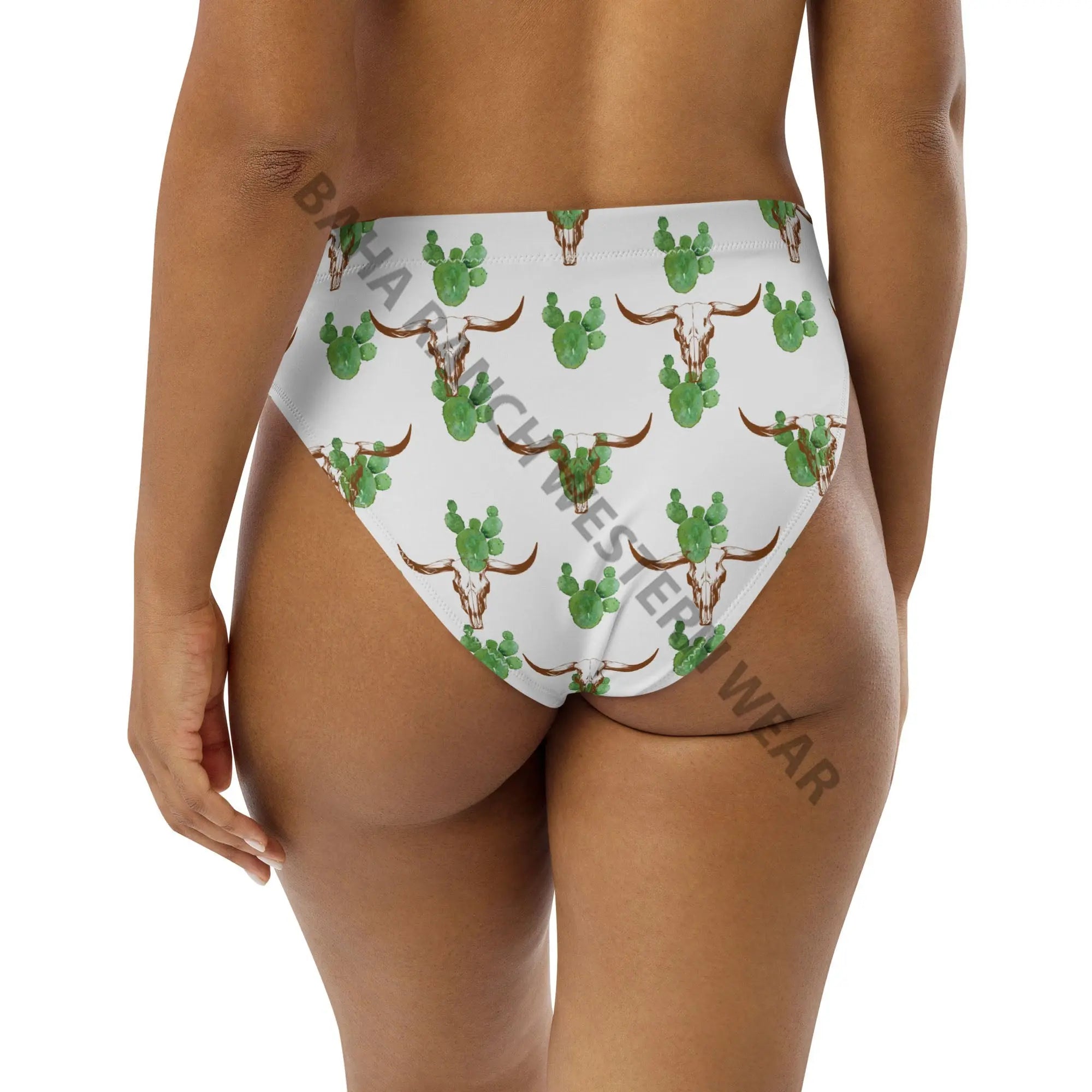Yeehaw Cactus Bullhead Bikini Bottom Baha Ranch Western Wear