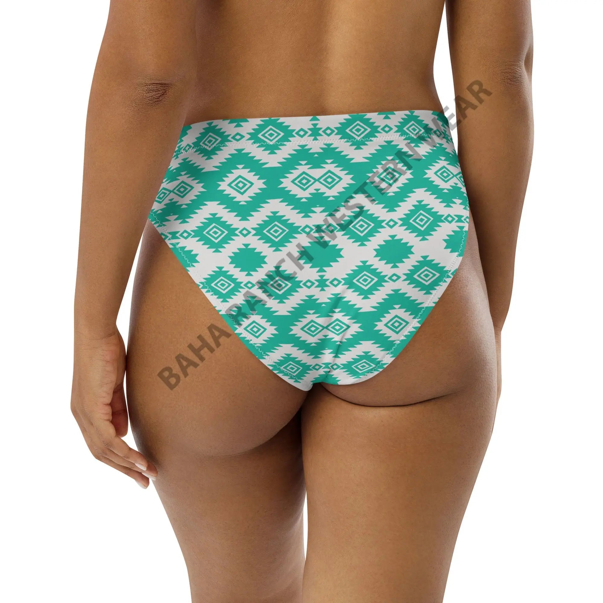 Baha Ranch Yeehaw Turquoise Aztec Bikini Bottom Baha Ranch Western Wear