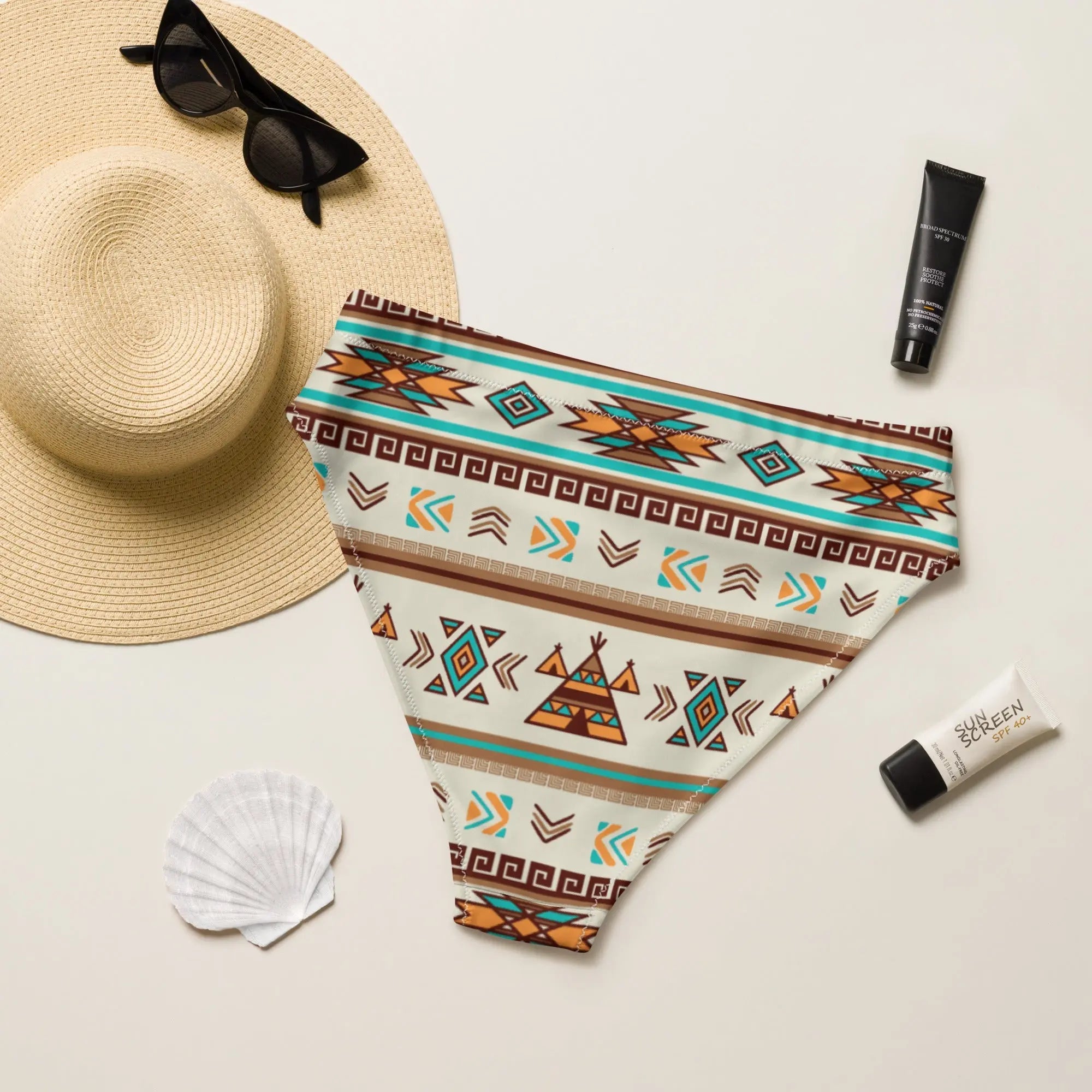 Baha Ranch Yeehaw Turquoise Teepee Bikini Bottom Baha Ranch Western Wear