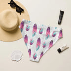 Baha Ranch Yeehaw Boho Feather Bikini Bottom Baha Ranch Western Wear