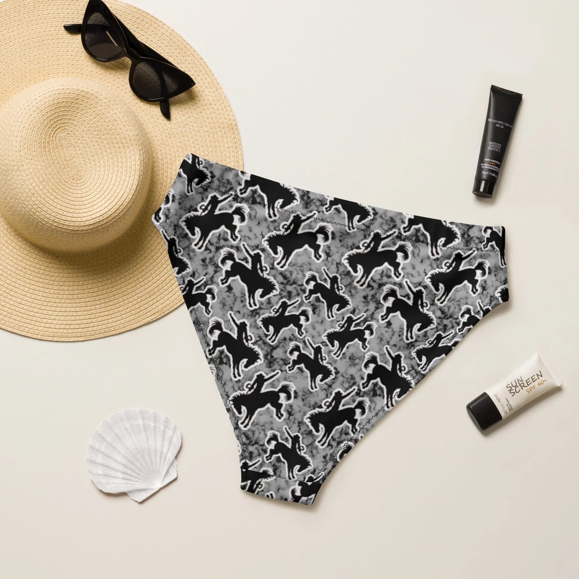 Baha Ranch Yeehaw Rodeo Bronc Bikini Bottom Baha Ranch Western Wear