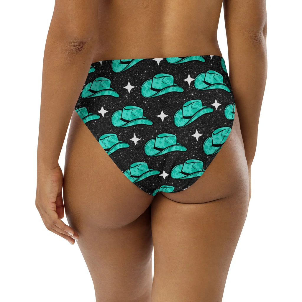 Baha Ranch Yeehaw Turquoise Hat Bikini Bottom Baha Ranch Western Wear