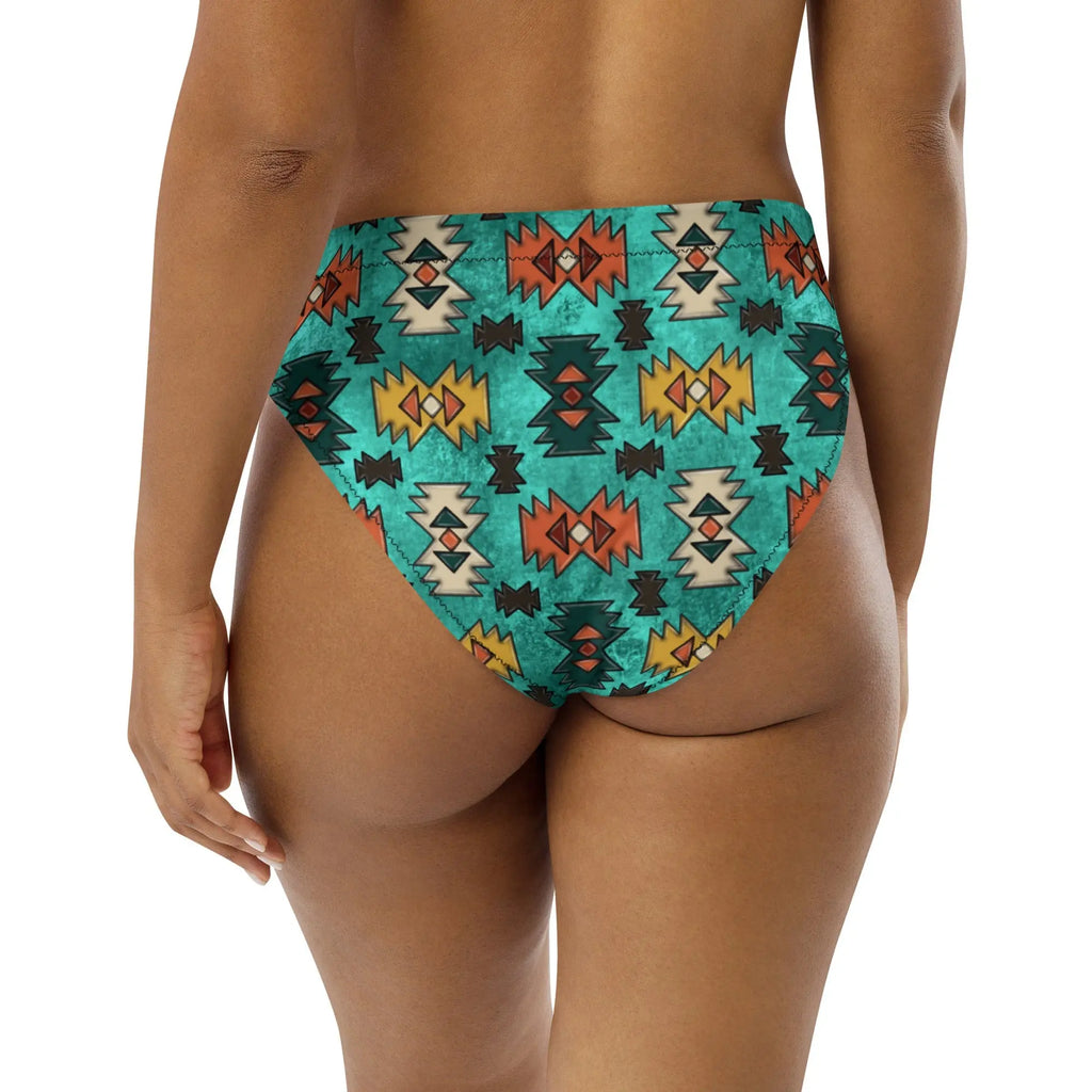 Baha Ranch Yeehaw Turquoise Aztec Bikini Bottom Baha Ranch Western Wear