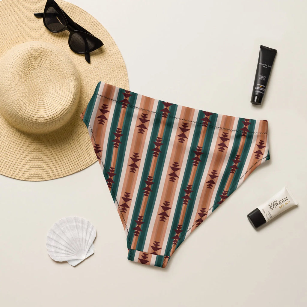 Baha Ranch Yeehaw Cocoa Aztec Bikini Bottom Baha Ranch Western Wear