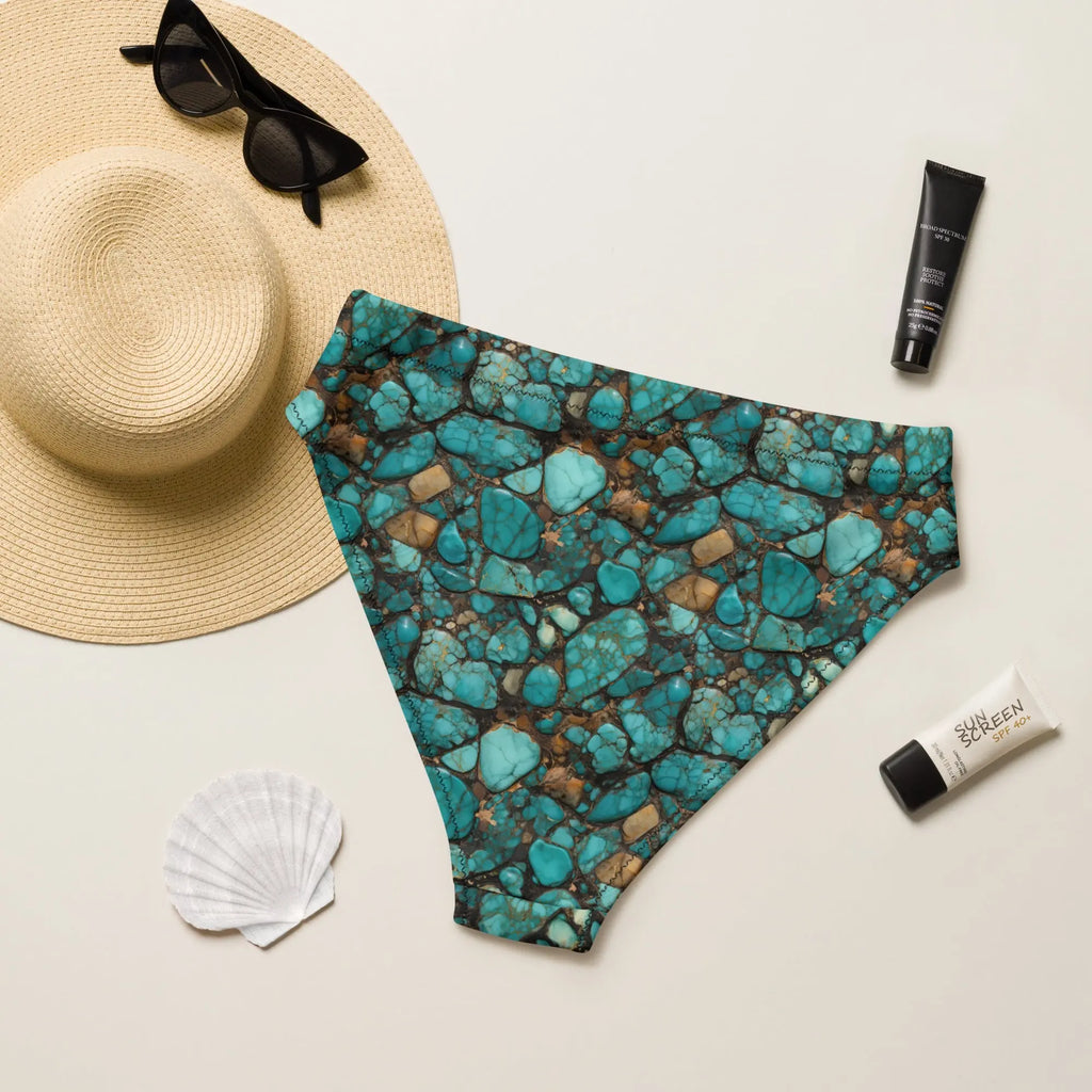 Baha Ranch Yeehaw All Turquoise Bikini Bottoms Baha Ranch Western Wear
