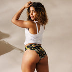 Baha Ranch Yeehaw Vintage Cowgirl Collage Bikini Bottom Baha Ranch Western Wear
