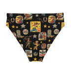 Baha Ranch Yeehaw Vintage Cowgirl Collage Bikini Bottom Baha Ranch Western Wear
