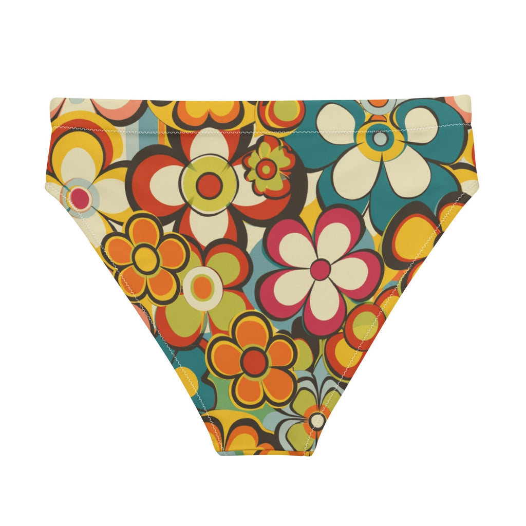 Baha Ranch Yeehaw Woodstock Retro Floral Bikini Bottom Baha Ranch Western Wear